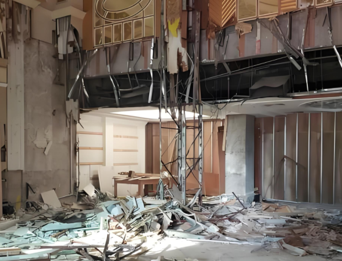 邯郸酒店拆除施工